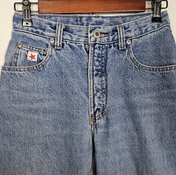 Vintage Women's Rockies Relaxed Fit Jeans 100% Cotton 27/5 L High Rise RF052AMO - Picture 3 of 16